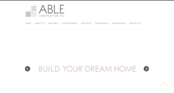 Desktop Screenshot of ableconstruction.com