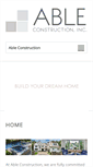 Mobile Screenshot of ableconstruction.com