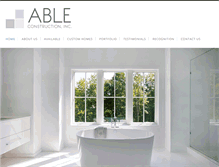 Tablet Screenshot of ableconstruction.com